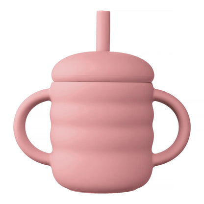 Silicone Baby Drinking Cup Portable Learning Hand Grip