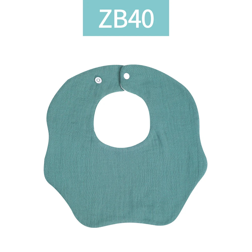 Crepe Cotton Muslin Baby Feeding Bib and Burp Cloth