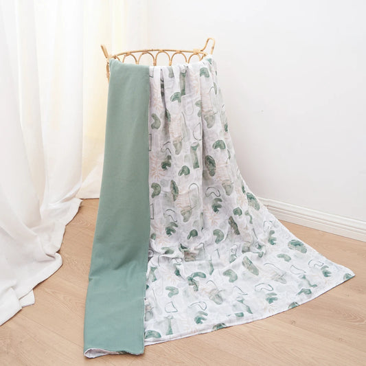Waffle Baby Blanket Bamboo Cotton Quilt Large Size