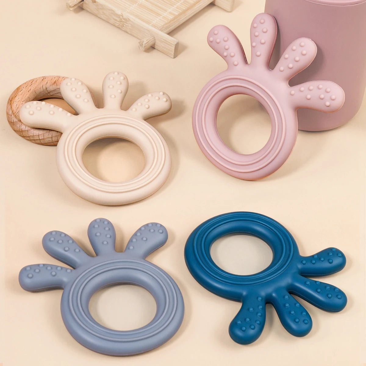 Baby Silicone Octopus Teether BPA Free