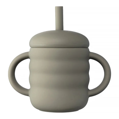 Silicone Baby Drinking Cup Portable Learning Hand Grip