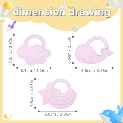 Baby Silicone Star Teether BPA Free