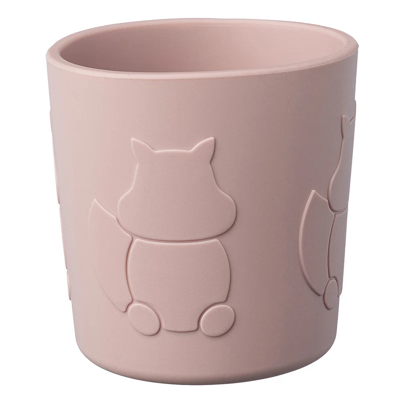 Silicone Baby Cup Cartoon Squirrel Leakproof Training Cup