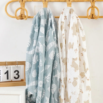 All Season Muslin Swaddle Multi Design Infant Quilt