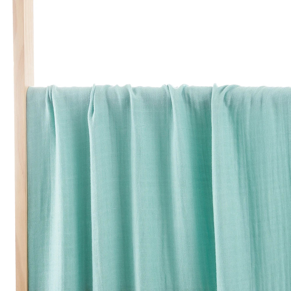 Solid Color Bamboo Cotton Muslin Baby Swaddle Blanket
