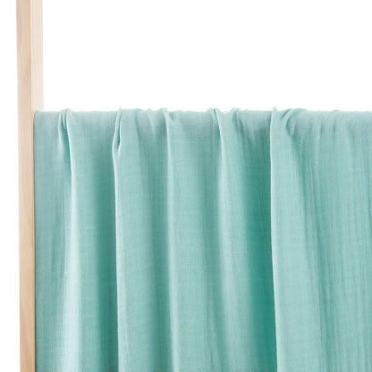 Solid Color Bamboo Cotton Muslin Baby Swaddle Blanket