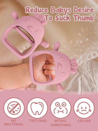 Baby Teething Gloves with Silicone Chew