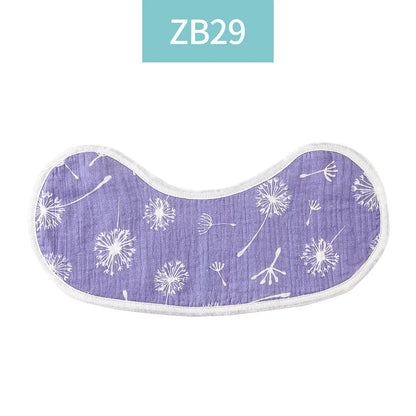 Breathable Cotton Muslin Baby Bib and Burp Cloth
