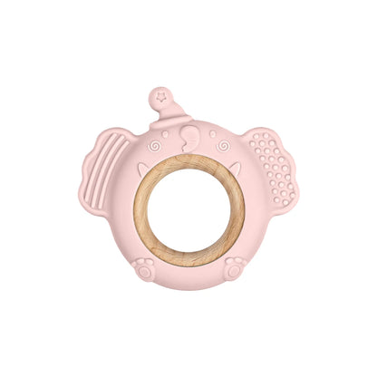 Silicone Frog and Deer Baby Teether Pendant
