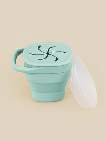 Portable Baby Silicone Snack Cup Box