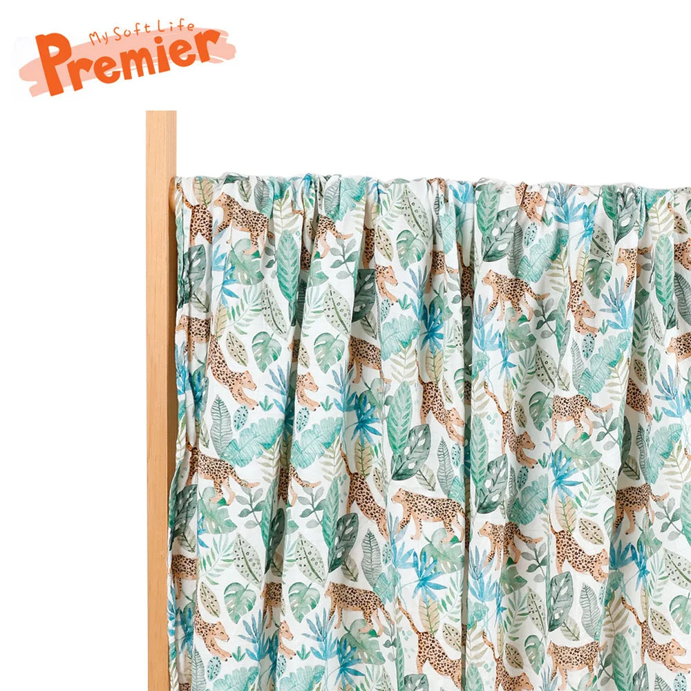 High Density Digital Print Muslin Swaddle Blanket