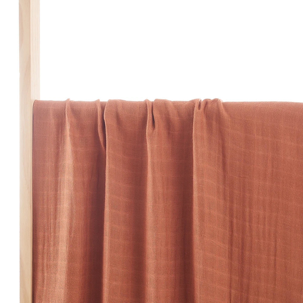 Solid Color Bamboo Cotton Muslin Baby Swaddle Blanket