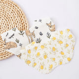 Crepe Cotton Muslin Baby Feeding Bib and Burp Cloth