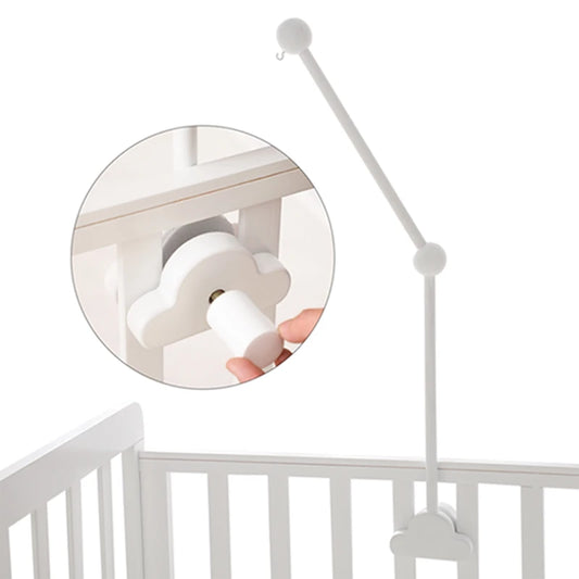 Wooden Cloud Bed Bell Bracket Mobile Holder for Newborns