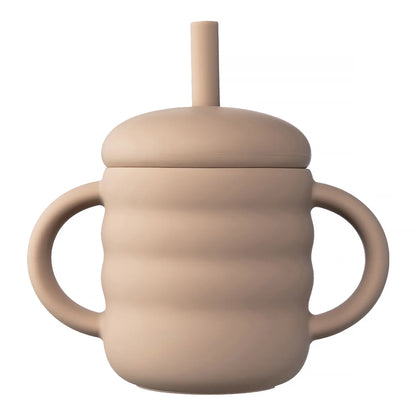 Silicone Baby Drinking Cup Portable Learning Hand Grip
