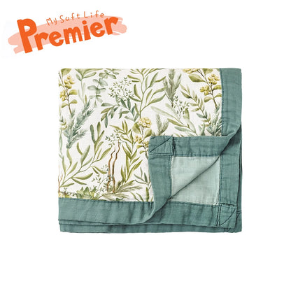 Thicker Bamboo Cotton Muslin Swaddle Baby Quilt