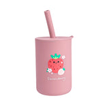 Silicone Baby Sippy Cup with Lid Leakproof Drinking Cup