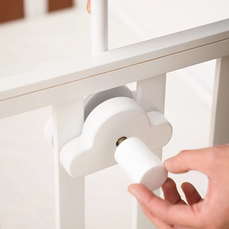 Wooden Cloud Bed Bell Bracket Mobile Holder for Newborns
