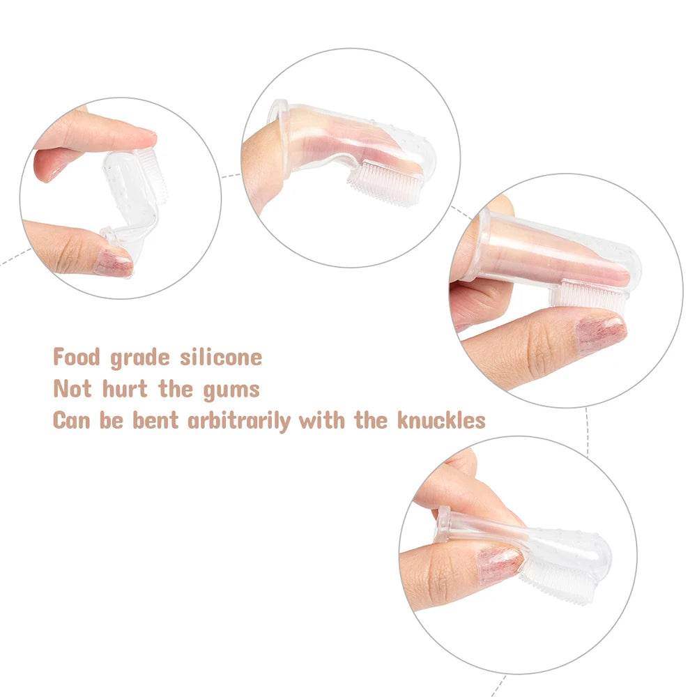 Baby Silicone Finger Toothbrush Set