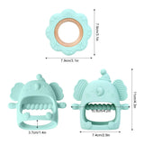 Silicone Animal Teether Toys for Infants