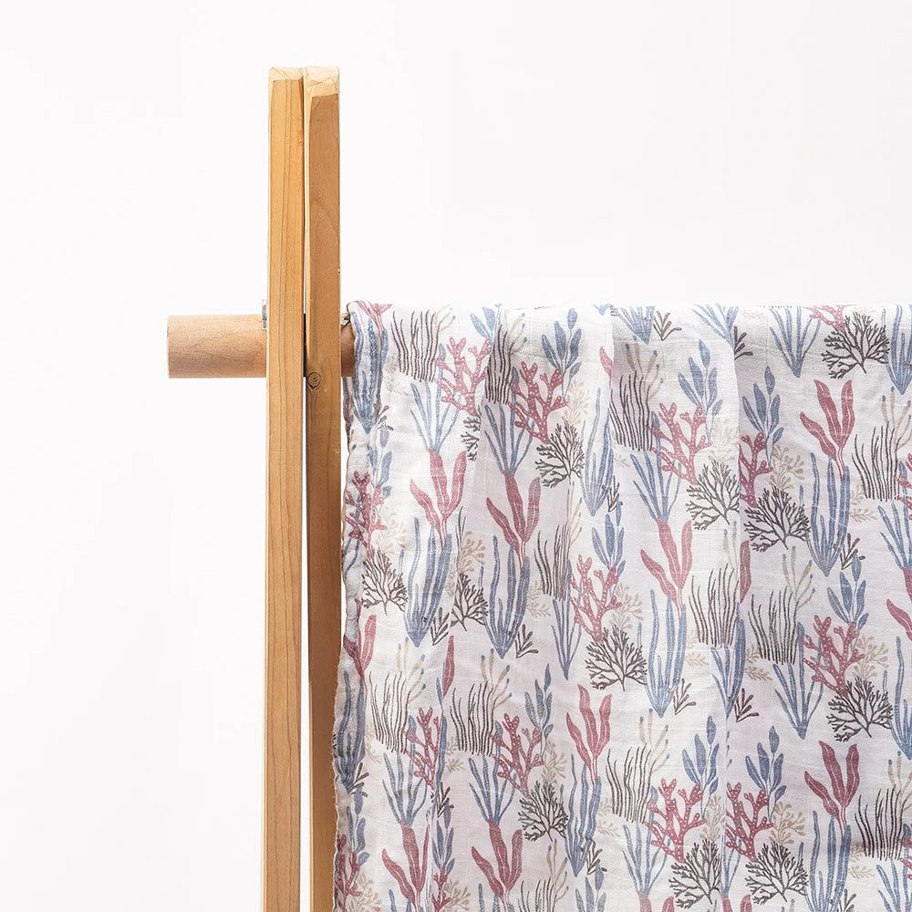 Bamboo Cotton Muslin Swaddle Nursing Cover Baby Wrap