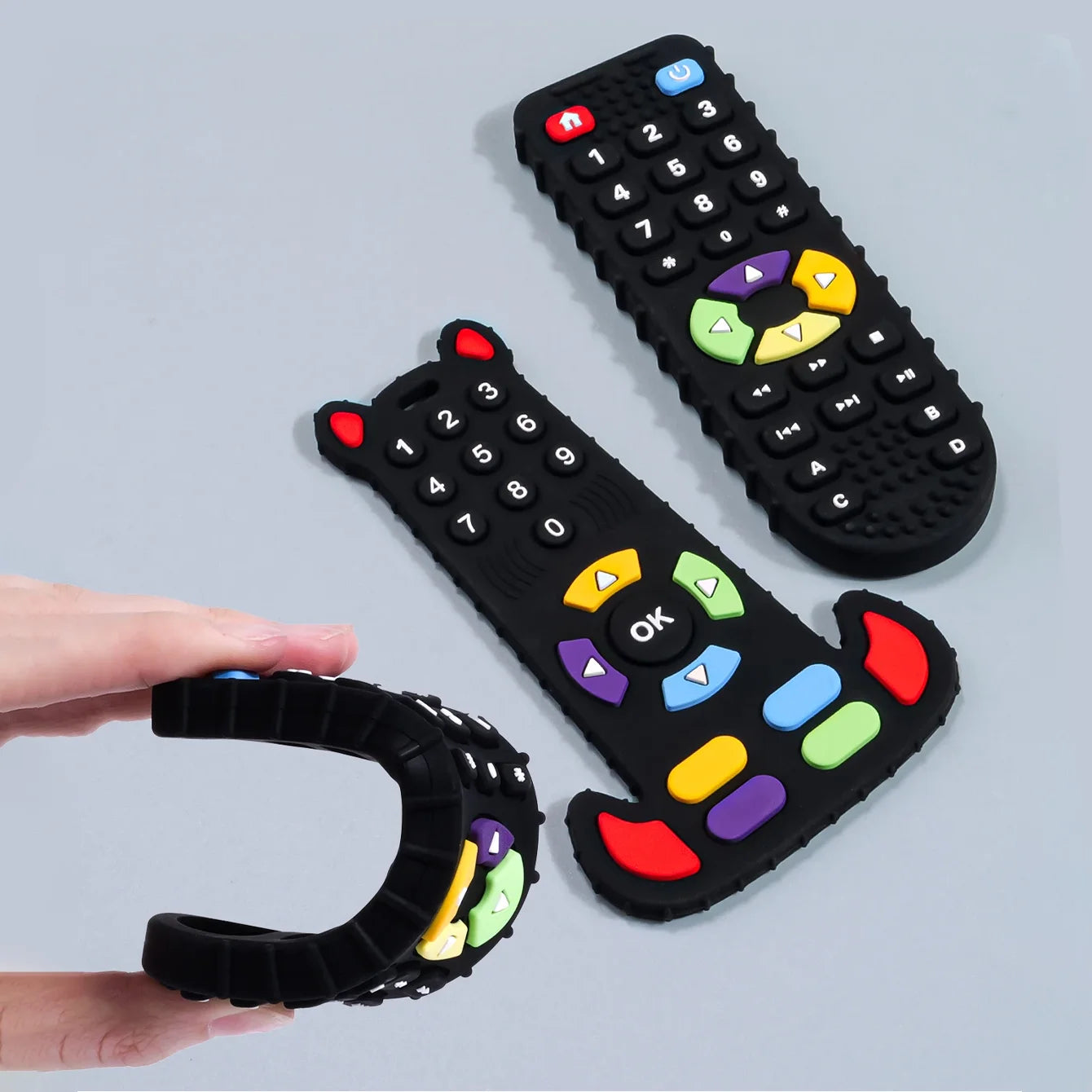 Silicone Remote Control Baby Teether Toy