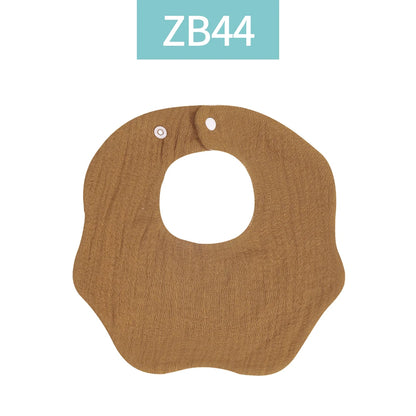 Crepe Cotton Muslin Baby Feeding Bib and Burp Cloth