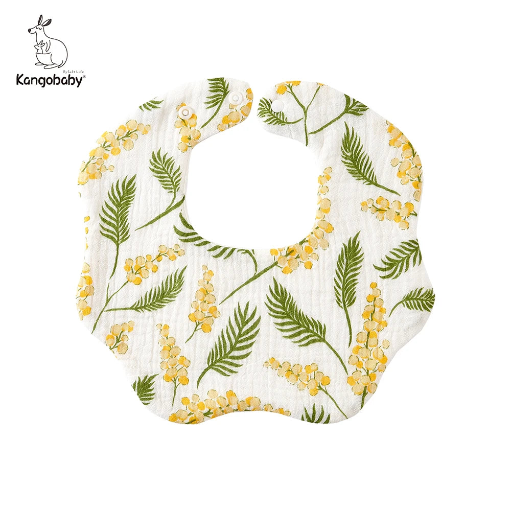 Crepe Cotton Muslin Baby Feeding Bib and Burp Cloth