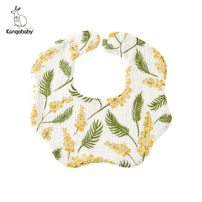 Crepe Cotton Muslin Baby Feeding Bib and Burp Cloth