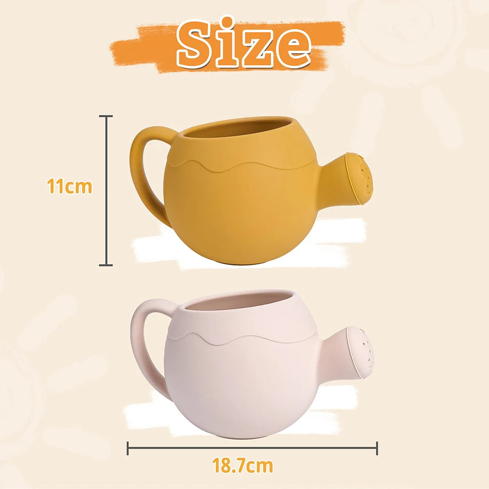 Silicone Beach Watering Pot Toy for Outdoor Play