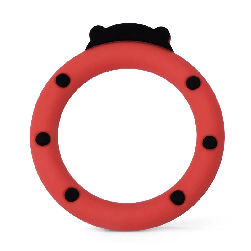 Multicolor Silicone Teething Ring for Infants