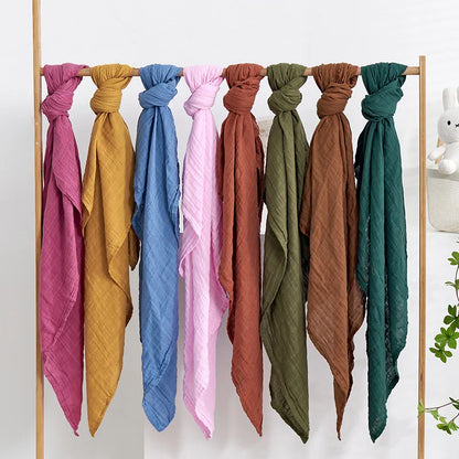 Multi Functional Muslin Swaddle Blanket Set for Newborn