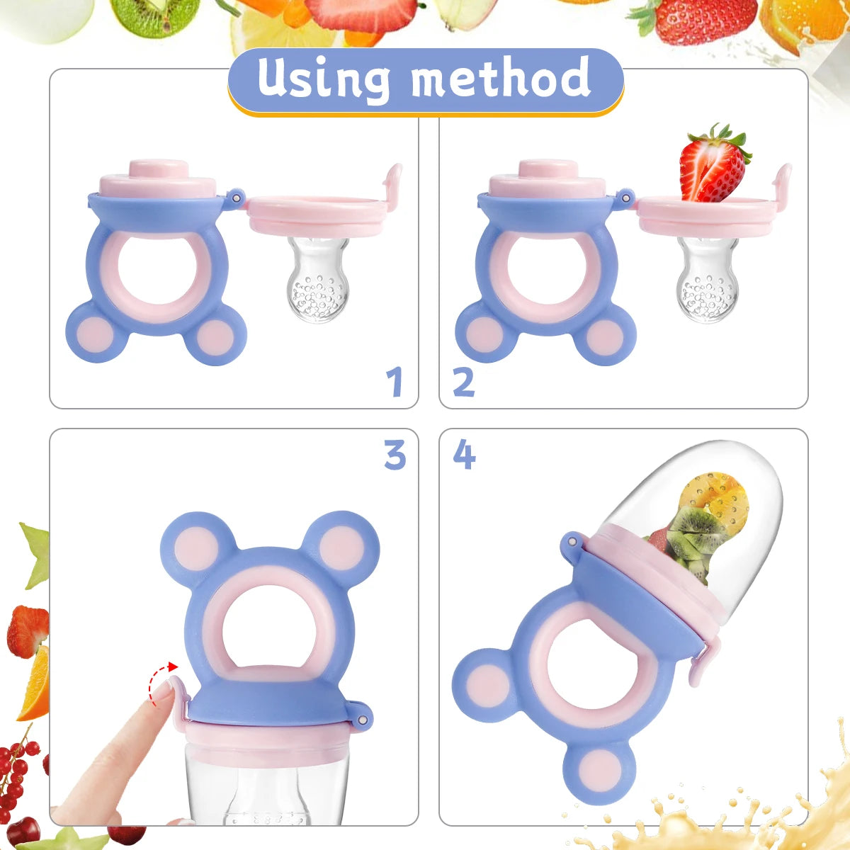 Baby Silicone Fruit and Vegetable Feeder