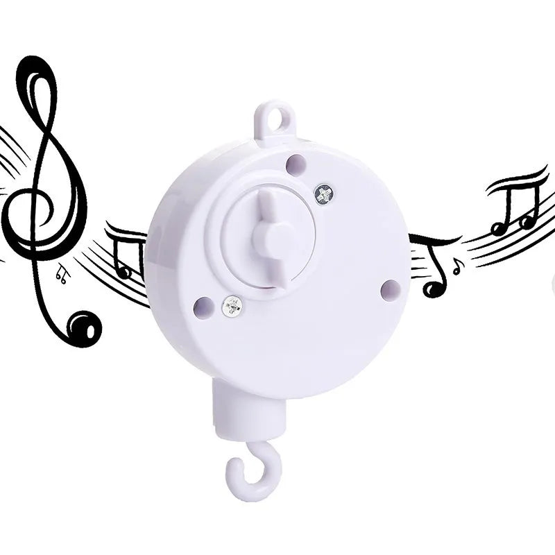 Wooden Cloud Bed Bell Bracket Mobile Holder for Newborns