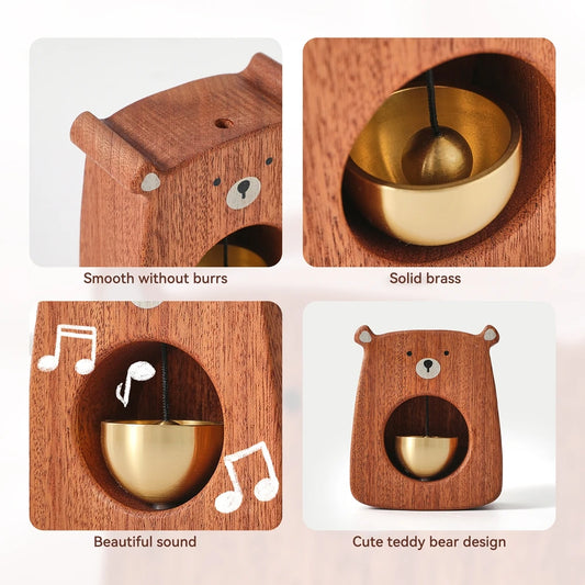 Wooden Door Bell Wind Chime Entryway Hanging Decoration