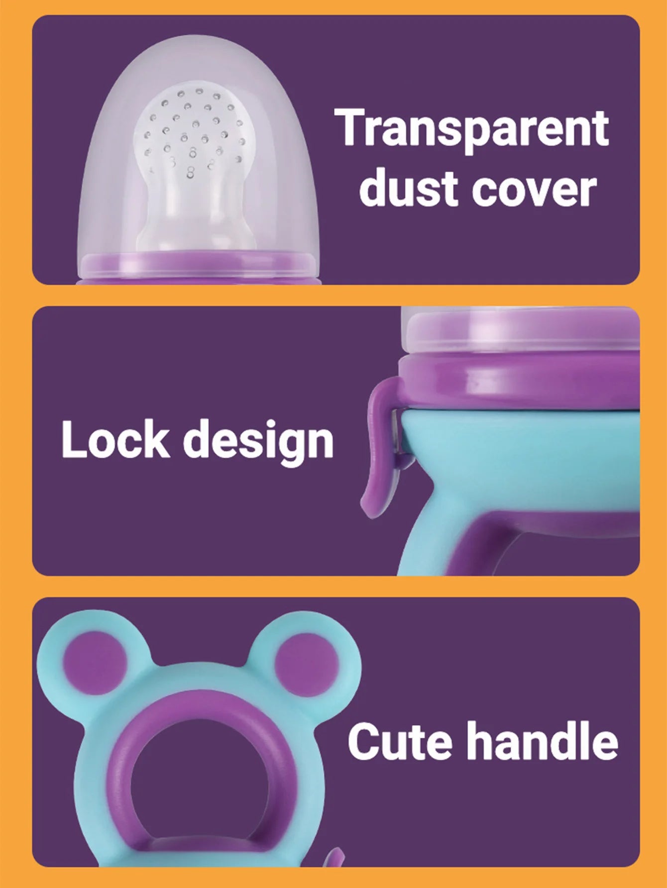 Baby Rattle Teether Toy Handheld Shaking Bell Ring