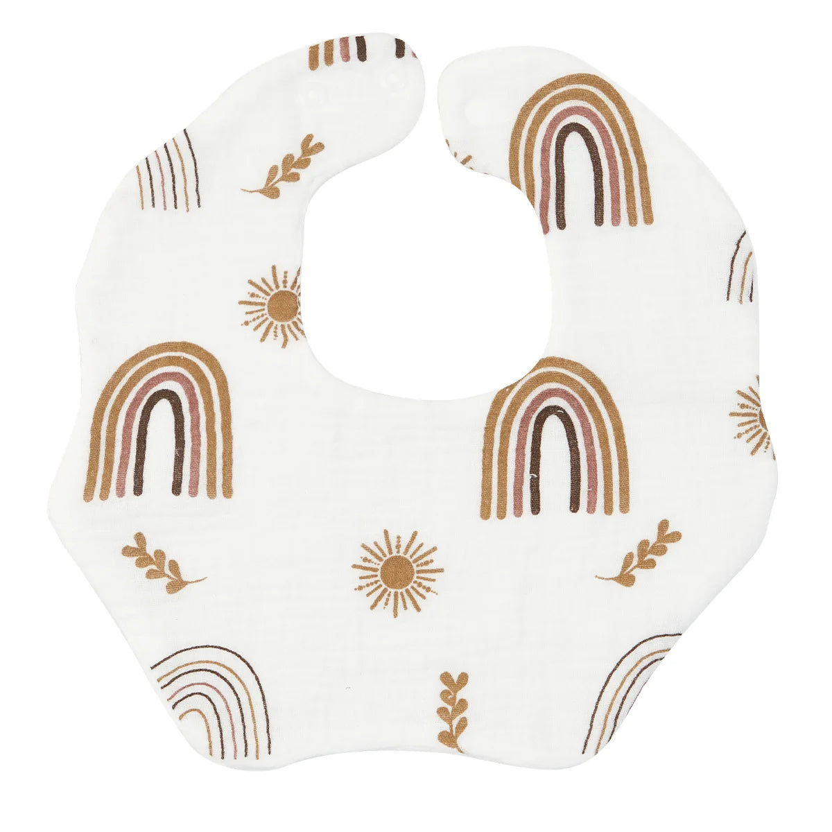 Crepe Cotton Muslin Baby Feeding Bib and Burp Cloth