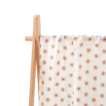 Bamboo Cotton Muslin Swaddle Nursing Cover Baby Wrap