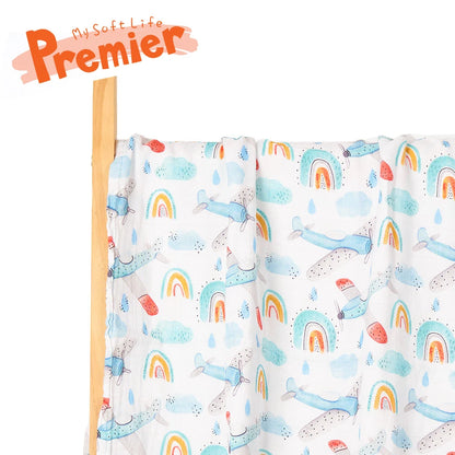 All Season Cotton Muslin Swaddle Baby Quilt Wrap