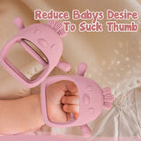Silicone Chick Teething Gloves for Infants
