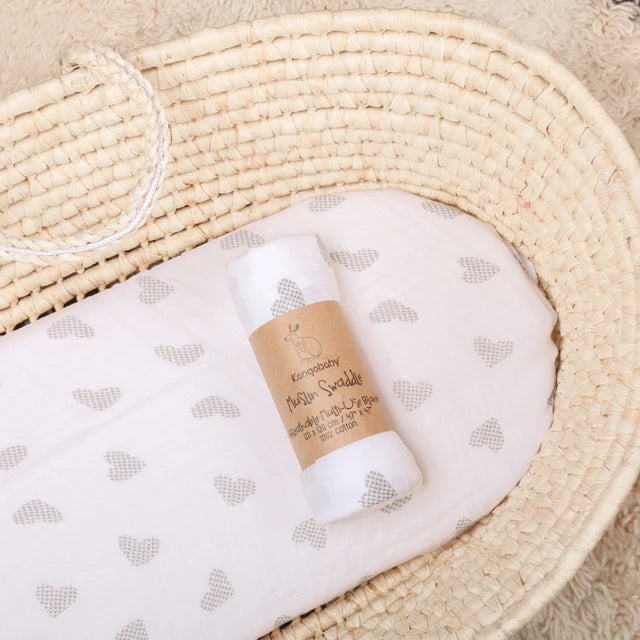 Muslin Swaddle Baby Blanket Soft Cotton Infant Wrap
