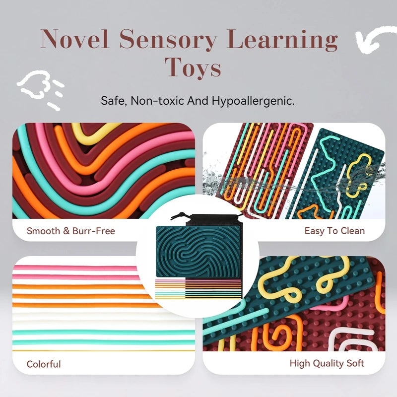 Sensory Activity Board Calm Down Toy for Anxiety Relief