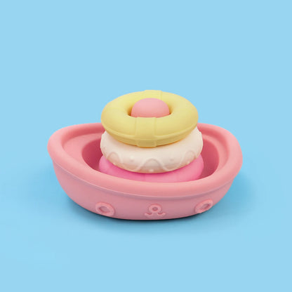 Silicone Floating Boat Bath Toys for Toddlers