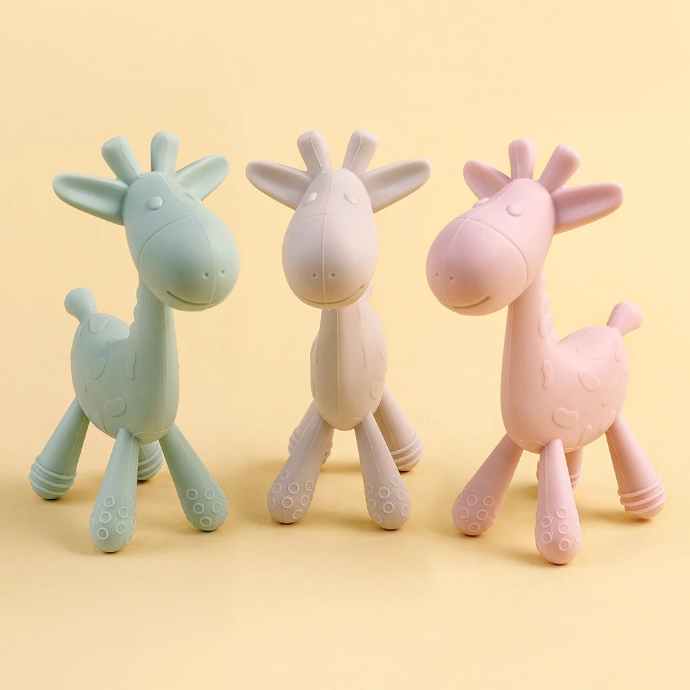 Baby Silicone Teether Cute Deer Design