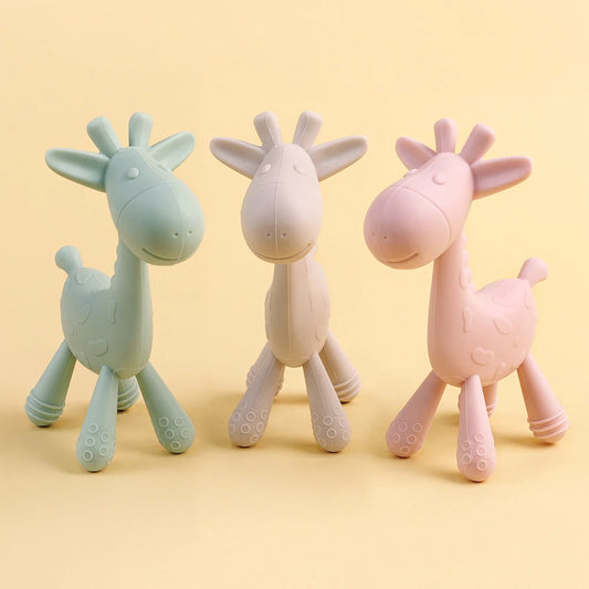 Baby Silicone Teether Cute Deer Design