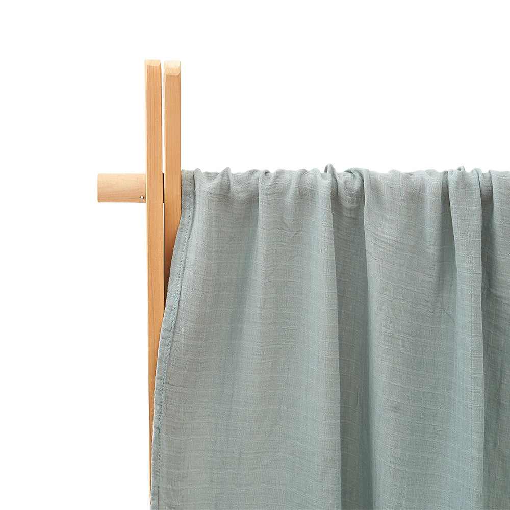 Solid Color Bamboo Cotton Muslin Baby Swaddle Blanket