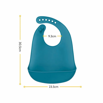 Easy Clean Baby Silicone Eating Bibs