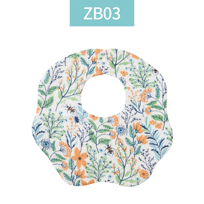 Crepe Cotton Muslin Baby Feeding Bib and Burp Cloth
