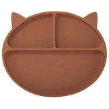 Baby Tableware Set Silicone Feeding Plate Bowl Spoon Fork