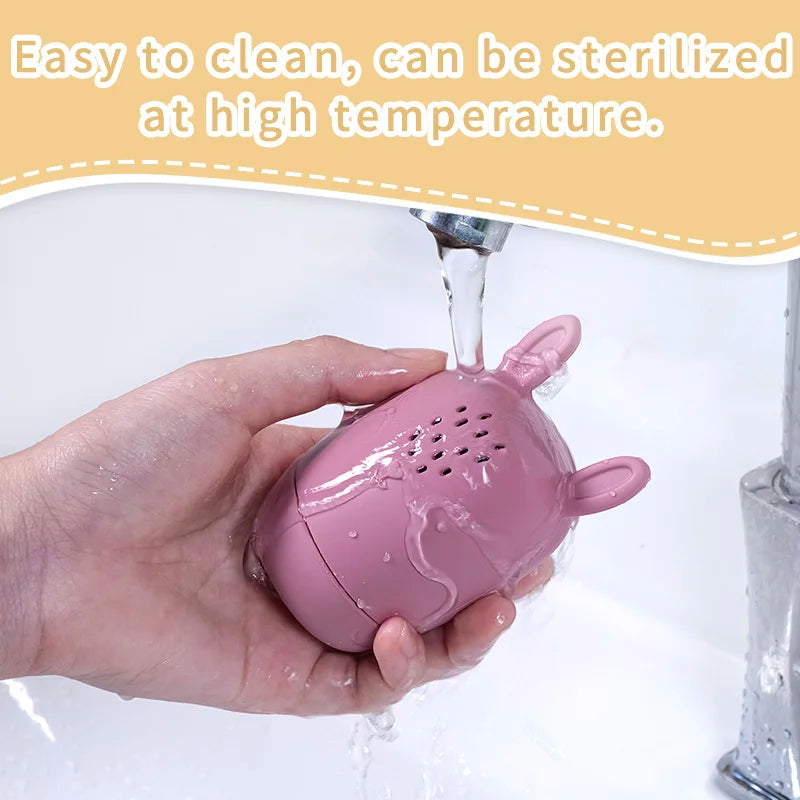 Cartoon Animal Silicone Bath Toys for Babies